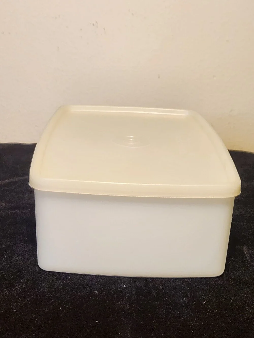 Vintage Tupperware Rectangular Pak 'N Stor Clear Container #713-2 With Lid #714